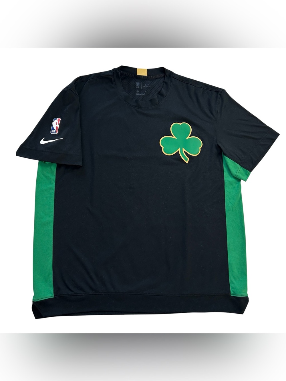 Nike Boston Celtics City Edition On-Court NBA Team Warm Up Shooting Shirt Men L